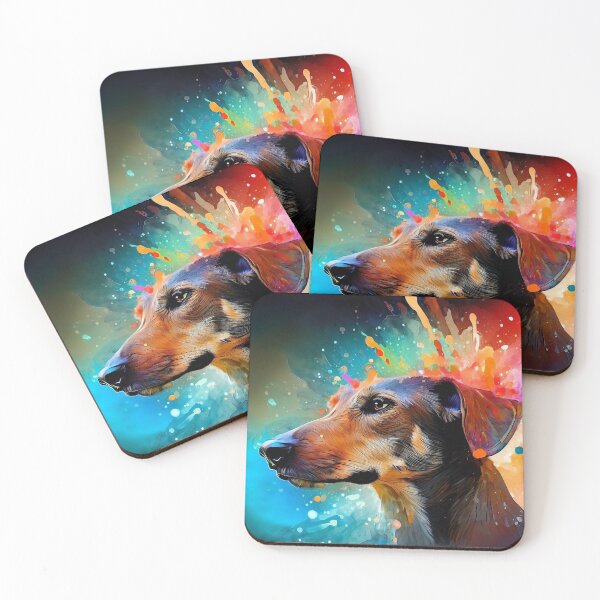 Item preview, Finnish Hound Splash Art designed and sold by The Digital Compass.