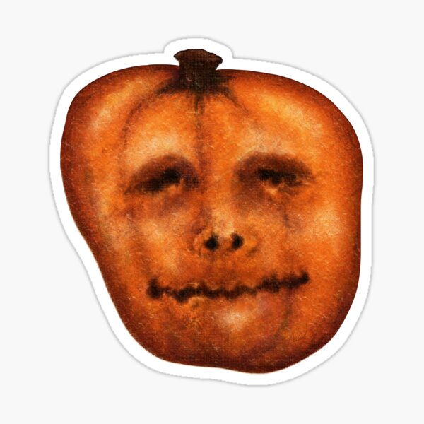 Item preview, Spooky Pumpkin Faces Halloween Stickers designed and sold by CheriesArt.