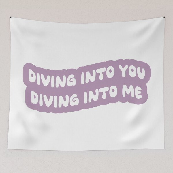 Item preview, diving into you, diving into me (purple) - olivia dean designed and sold by Aesthetic Crew.