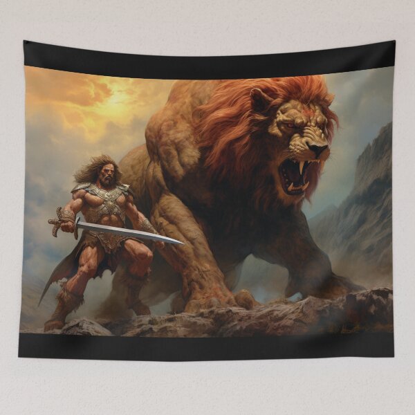 Item preview, The Savage Slayer's Battle of Beasts designed and sold by JLCableStudio.
