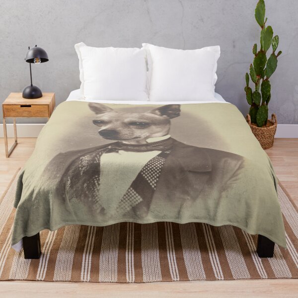 Item preview, Gentleman Chihuahua - Print / Home Decor / Wall Art / Poster / Gift / Birthday / Chihuahua Lover Gift / Animal print Canvas Print designed and sold by Furry And Purry.