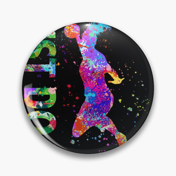 Item preview, Handball Art Watercolor Mounted Print 	 designed and sold by qrjranowz38.