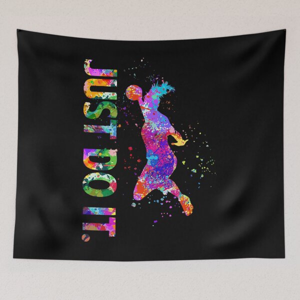 Item preview, Handball Art Watercolor Mounted Print 	 designed and sold by qrjranowz38.
