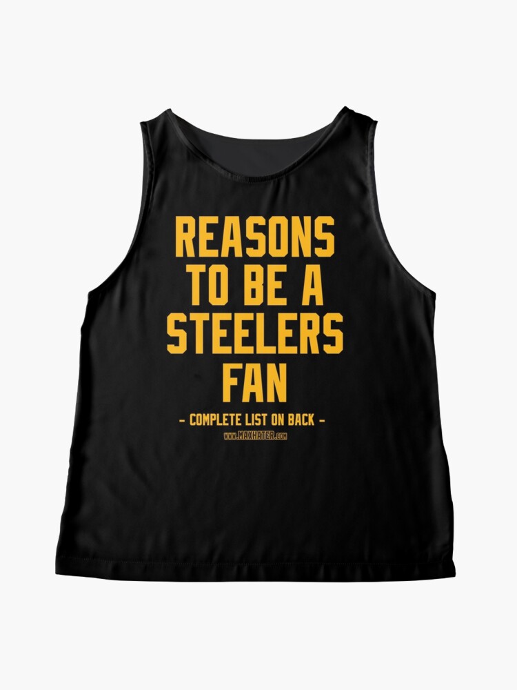 No Reasons To Be a Pittsburgh Steelers Fan, Steelers Suck, Funny Gag Gift  Essential T-Shirt for Sale by maxhater