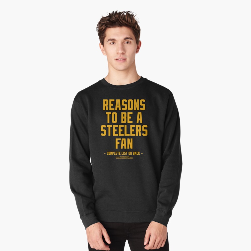 No Reasons To Be a Pittsburgh Steelers Fan, Steelers Suck, Funny Gag Gift  Essential T-Shirt for Sale by maxhater