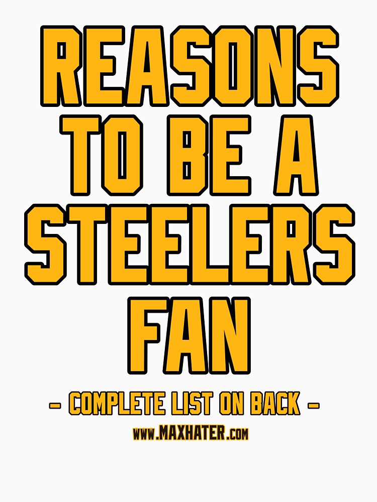 The Steelers Suck - Cincinnati Bengals Fan Shirt - Text Ver - Beef Shirts