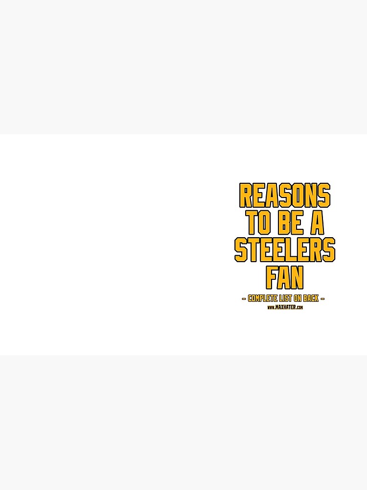 No Reasons To Be a Pittsburgh Steelers Fan, Steelers Suck, Funny