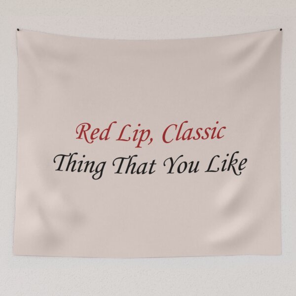 Item preview, "Red Lip, Classic Thing That You Like" designed and sold by BlackwellNY.