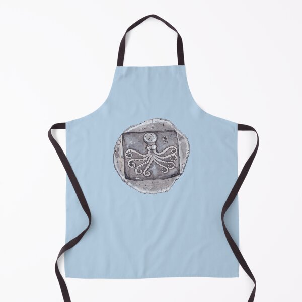 Item preview, ERETRIA TETRADRACHM EUBOEA ISLAND, ANCIENT GREEK-light blue designed and sold by BEATRIZ ABAITUA.