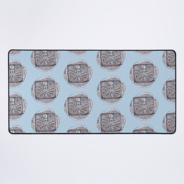 Item preview, ERETRIA TETRADRACHM EUBOEA ISLAND, ANCIENT GREEK-light blue designed and sold by BEATRIZ ABAITUA.