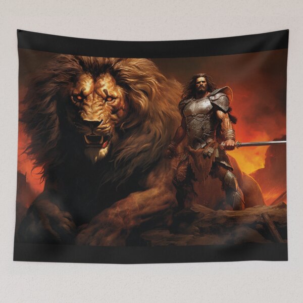 Item preview, The Savage Slayer's Battle of Beasts designed and sold by JLCableStudio.