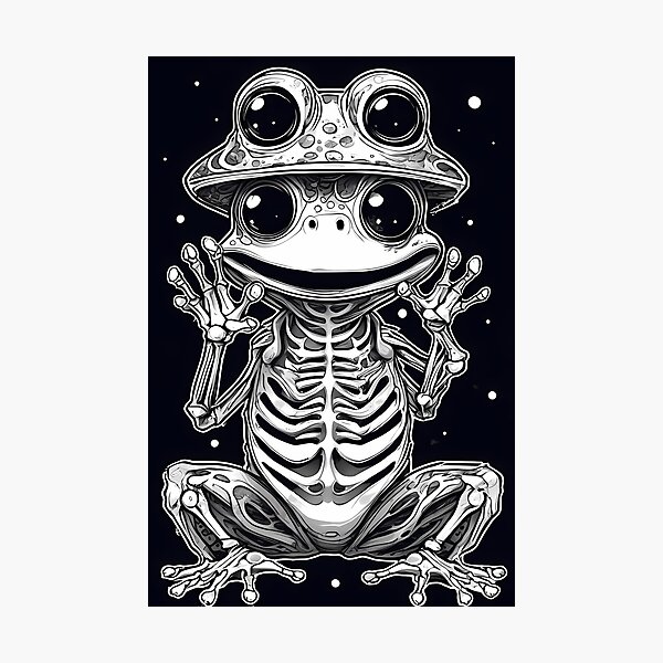 Item preview, Mysterious Frog Skeleton designed and sold by Mechanical-Artt.