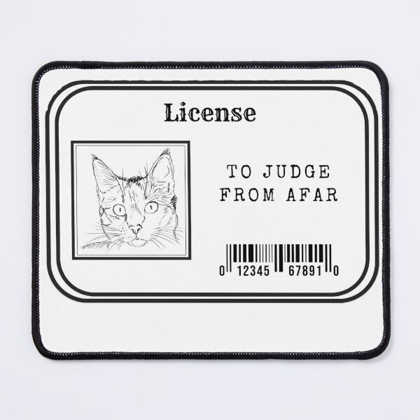 Item preview, License To judge from afar designed and sold by Constanza313.