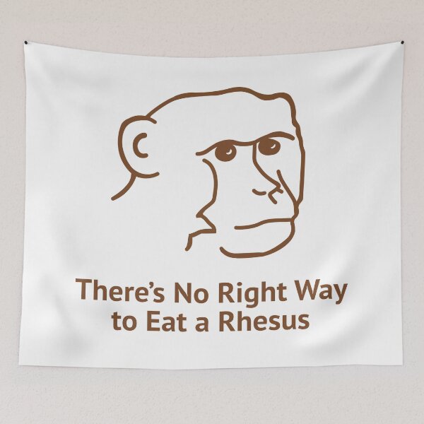 Item preview, No existe una forma correcta de comer un Rhesus designed and sold by Meme Economy.