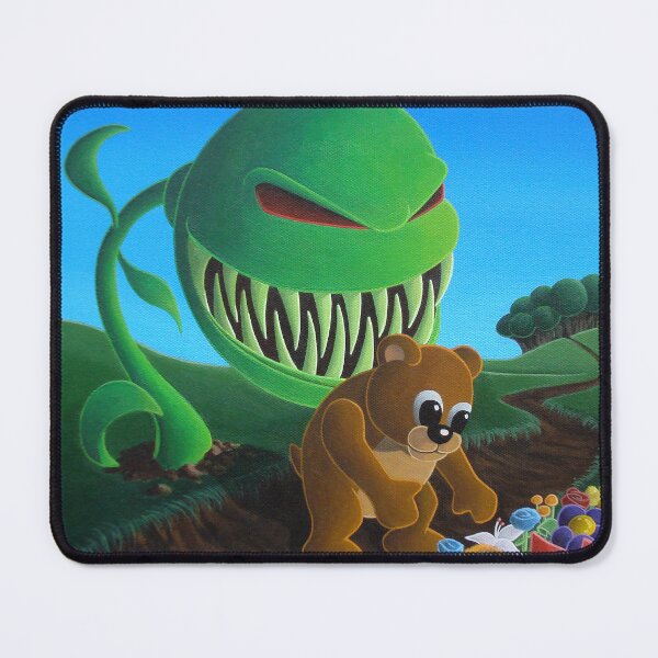 Item preview, Cute Nature Painting with Bear and Venus Fly Trap designed and sold by TEZBER.