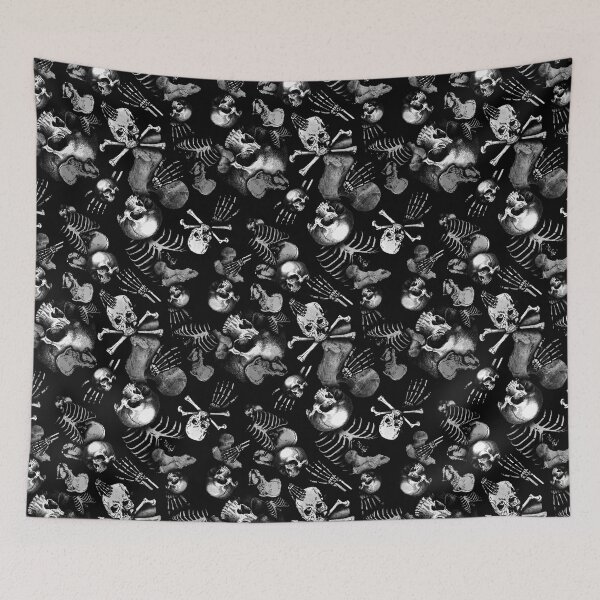 Artikelvorschau, Black Skull and bones entworfen und verkauft von LadyDotDesign.