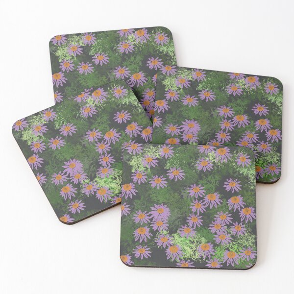 Item preview, Purple Chrysanthemum Blossom - Floral Pattern on Green Foliage  designed and sold by Yolanda Designs.