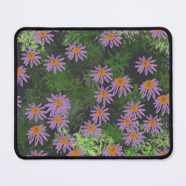 Item preview, Purple Chrysanthemum Blossom - Floral Pattern on Green Foliage designed and sold by Yolanda Designs.