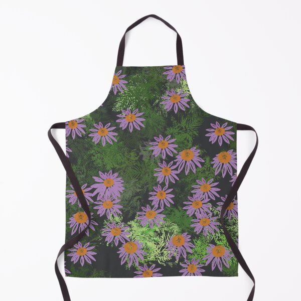 Item preview, Purple Chrysanthemum Blossom - Floral Pattern on Green Foliage  designed and sold by Yolanda Designs.