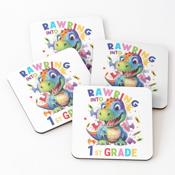 Item preview, Back to School Rawring Into 1st Grade T-Rex Dinosaur designed and sold by aylastyle.