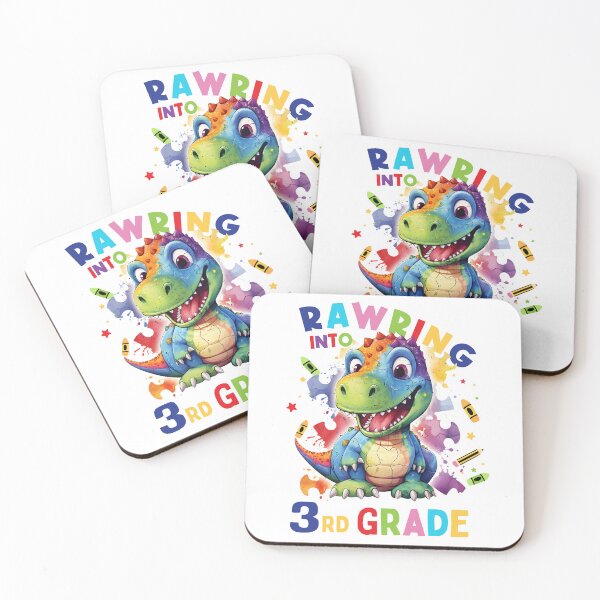 Item preview, Back to School Rawring Into 3rd Grade T-Rex Dinosaur designed and sold by aylastyle.