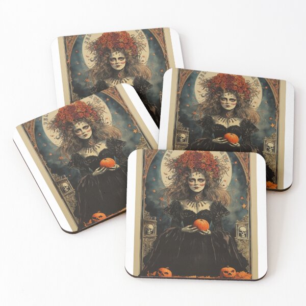 Item preview, Halloween Tarot Card Printable Latin Wording designed and sold by Anna Brizuela.