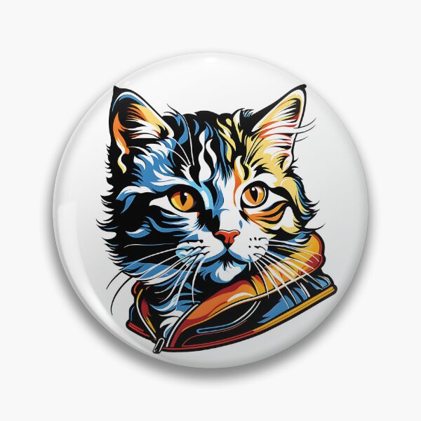 Item preview, Futuristic colorful cat  by Urban Nova Desing designed and sold by UrbanNova.