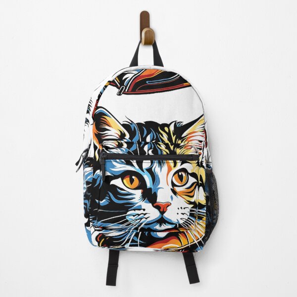 Item preview, Futuristic colorful cat  by Urban Nova Desing designed and sold by UrbanNova.