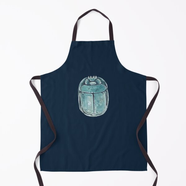 Item preview, SCARAB BEATLE, EGYPTIAN AMULET-navy blue designed and sold by BEATRIZ ABAITUA.