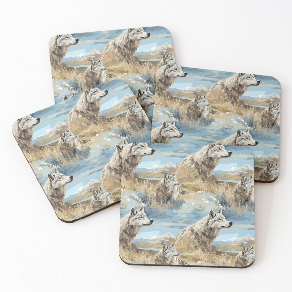 Item preview, Wild Wolves on the Tundra designed and sold by EvokeArtisan.