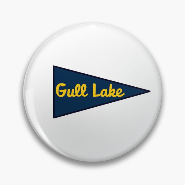 Artikelvorschau, Gull Lake Wimpelflaggen-Design (Blau/Gelb (Mais)) entworfen und verkauft von hickorycorners.