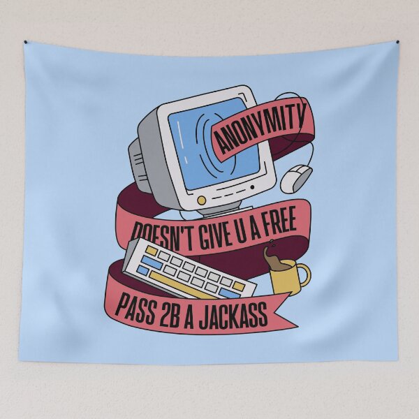 Item preview, Anonymity Doesn't Give You A Free Pass designed and sold by hayhaily.
