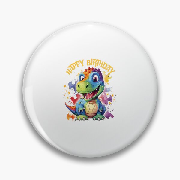 Item preview, Happy Birthday -  Cute Happy T-Rex Dinosaur designed and sold by aylastyle.