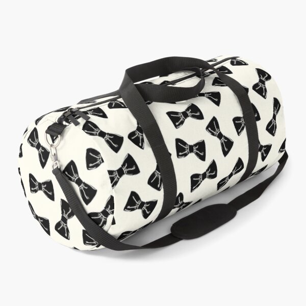 Item preview, Bowtie Illustration Pattern Black and Ivory designed and sold by BONBcreative.