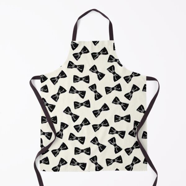 Item preview, Bowtie Illustration Pattern Black and Ivory designed and sold by BONBcreative.