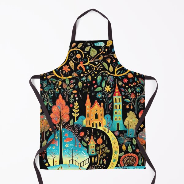 Item preview, Fairy Tail Magical City Classical Children's Book Illustration design designed and sold by MarikoDesignArt.