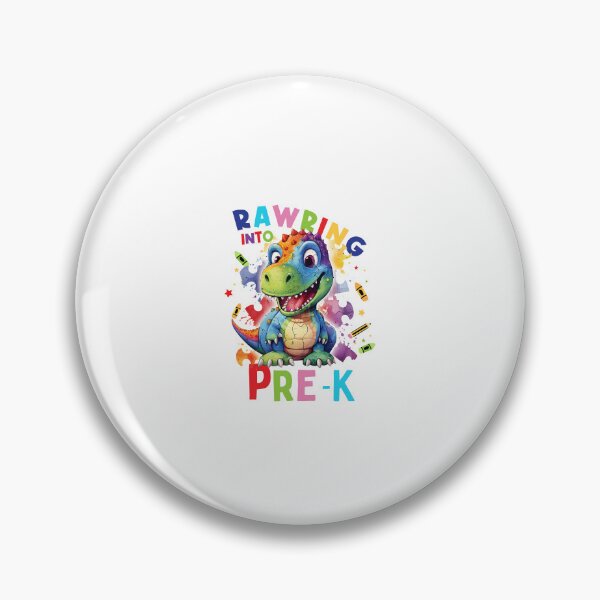 Item preview, Back to School Rawring Into Pre_K - Cute Happy T-Rex Dinosaur designed and sold by aylastyle.