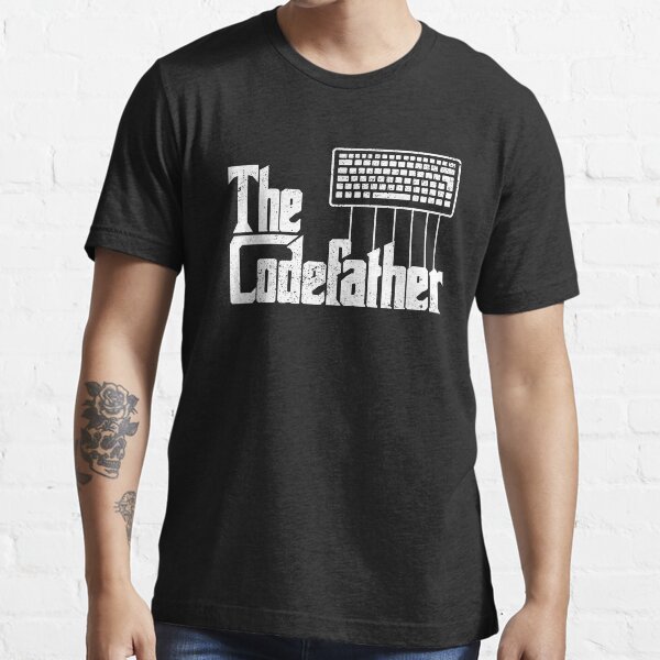 Item preview, Funny Programmer Dad Gift The Codefather Vintage Coder designed and sold by jingdomdesgine.