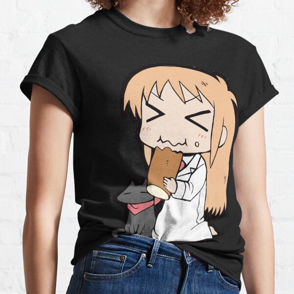 Nichijou Sakamoto Cat Shirt For Anime Lovers Postcard for Sale by Clort