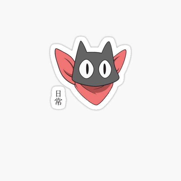 Sakamoto Cat from Nichijou Postcard for Sale by pamakima