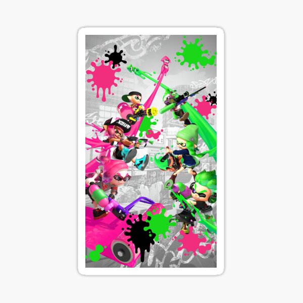 Póster Splatoon 2 Pegatina
