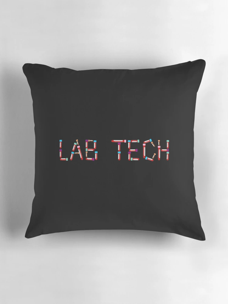 Thumbnail 3 of 4, Pillow, Lab Tech designed and sold by gracefullizard.