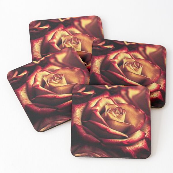 Item preview, red roses tinged with gold designed and sold by nigejohn.