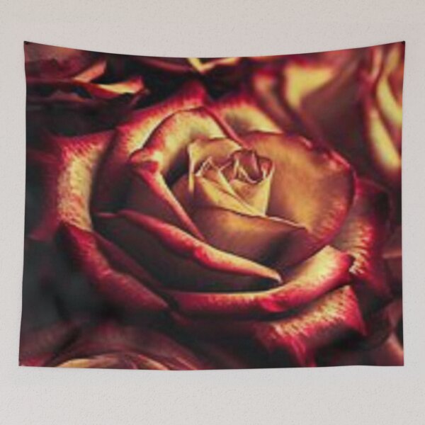 Item preview, red roses tinged with gold designed and sold by nigejohn.