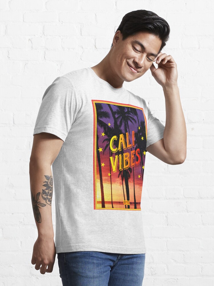 "Cali Vibes, California Sunset" Tshirt by AlmaStudio Redbubble