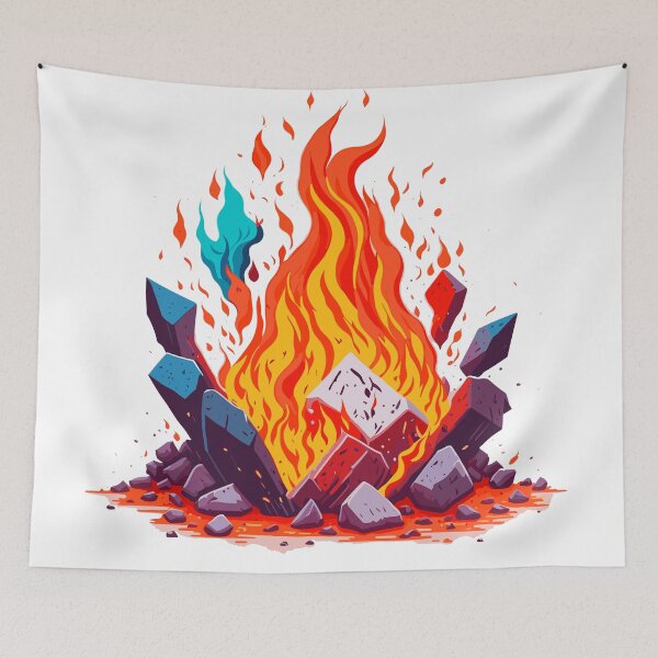 Item preview, CRYSTAL FIRE designed and sold by Fox7Art.