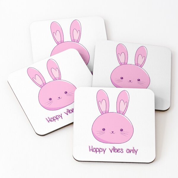 Item preview, Hoppy vibes only, cute bunny designed and sold by Ieralia.