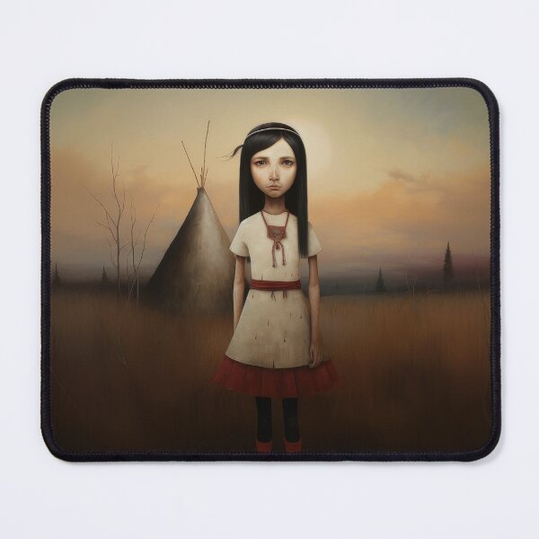 Item preview, Young Martian Girl w Feather designed and sold by Peter LOPEZ.