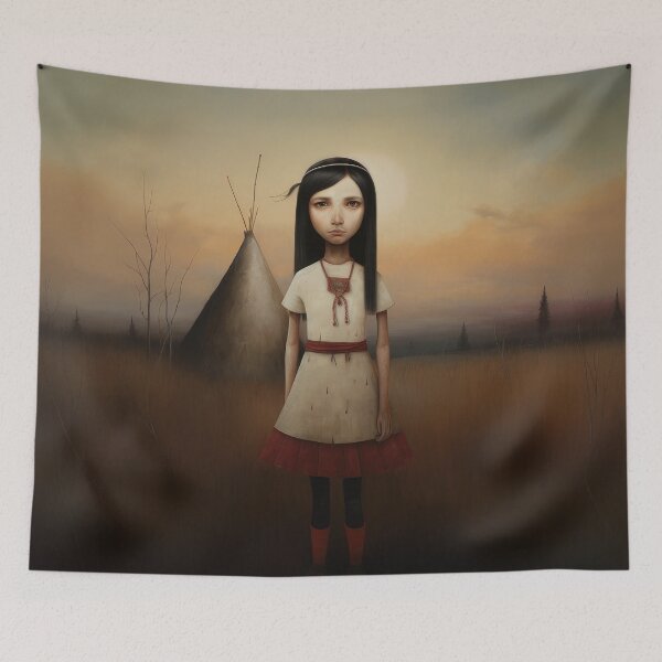 Item preview, Young Martian Girl w Feather designed and sold by Peter LOPEZ.