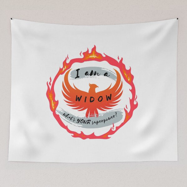 Item preview, I am a widow, what's YOUR superpower? designed and sold by S-and-W-4ever.